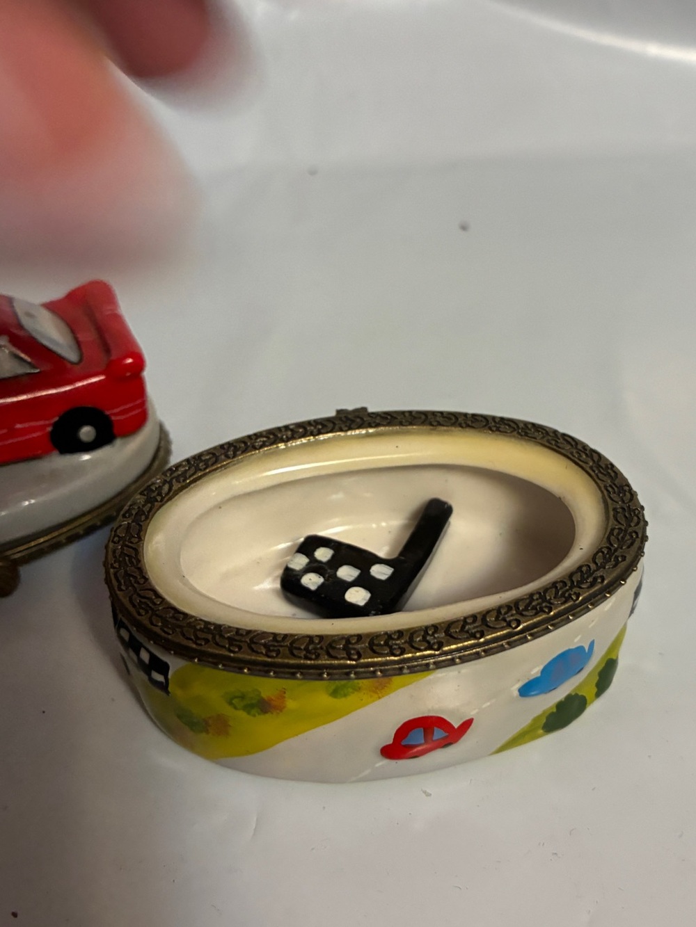 Kids Red Race Car Trinket Box - Decorative Accessory - Picture 4 of 11